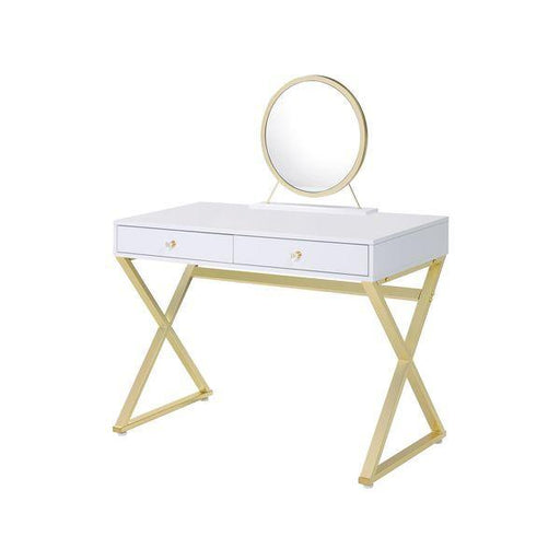 Acme Furniture Coleen 2-Drawer Vanity Table AC00667 IMAGE 1