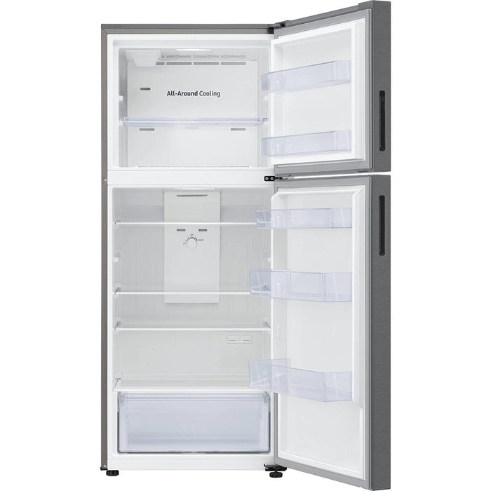 Samsung 28-inch, 15.6 cu.ft. Freestanding Top Freezer Refrigerator with True No-Frost Technology RT16A6195SR/AA IMAGE 3