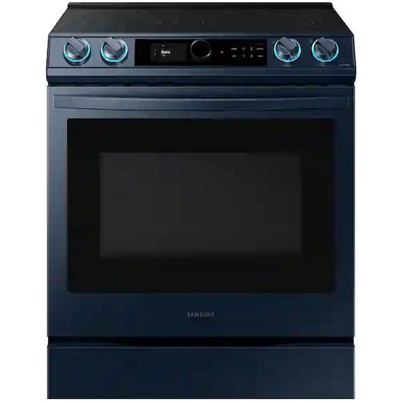 Samsung 30-inch Slide-in Electric Range with Wi-Fi Connectivity NE63A8711QN/AA IMAGE 1