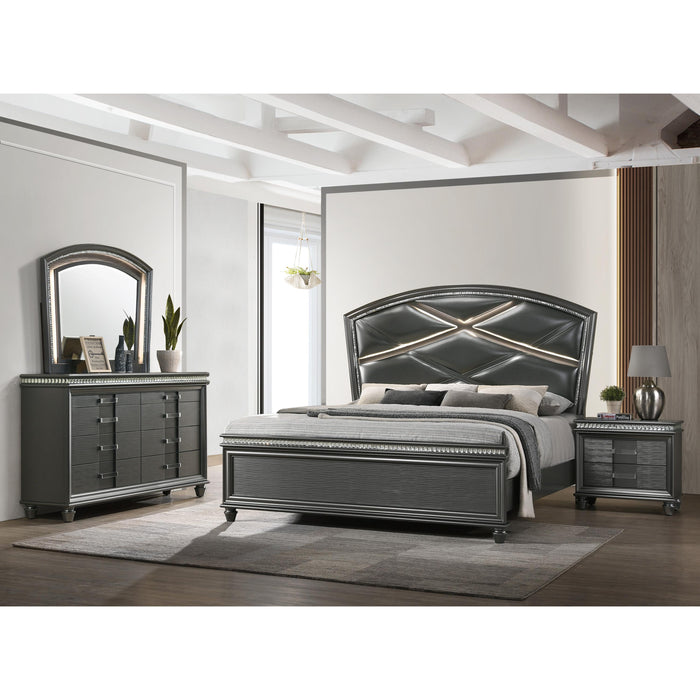 Crown Mark Adira Queen Upholstered Bed B7880-KQ-RAIL/B7880-Q-FB/B7880-Q-HB IMAGE 3