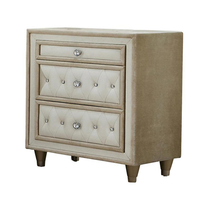 Coaster Furniture Antonella 3-Drawer Nightstand 223522 IMAGE 1