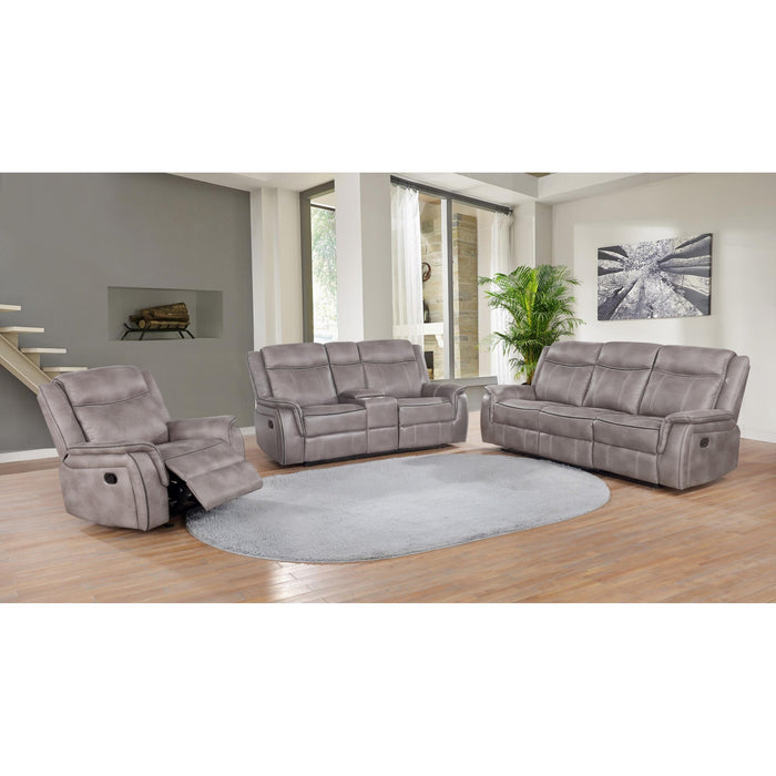 Coaster Furniture Lawrence Reclining Fabric Loveseat 603502 IMAGE 5