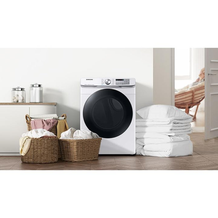 Samsung 7.5 cu.ft. Electric Dryer with Wi-Fi Connectivity DVE45B6300W/A3 IMAGE 9