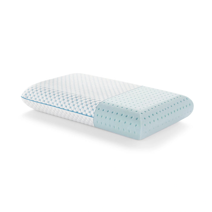 Gel Memory Foam Pillow + Reversible Cooling Cover