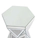 Acme Furniture Noralie Dining Table with Glass Top and Pedestal Base DN00722 IMAGE 3