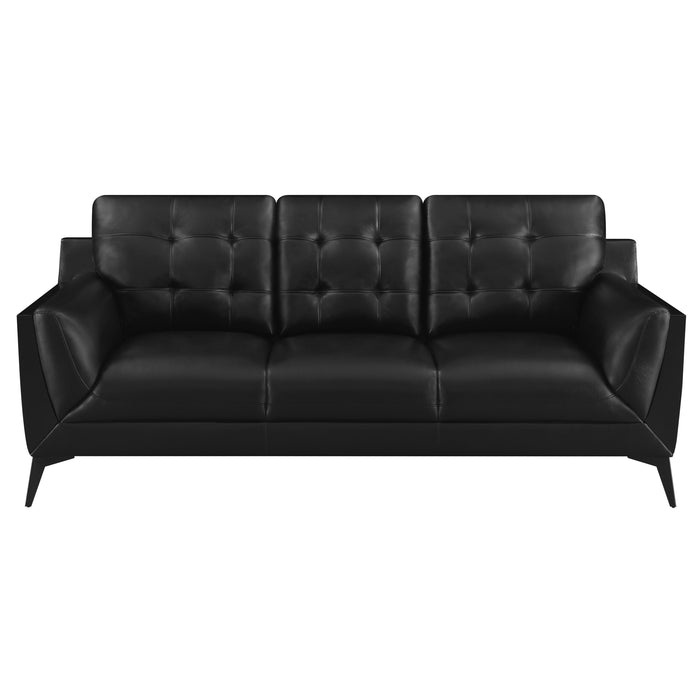 Coaster Furniture Moira Stationary Leatherette Sofa 511131 IMAGE 2