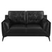 Coaster Furniture Moira Stationary Leatherette Loveseat 511132 IMAGE 2