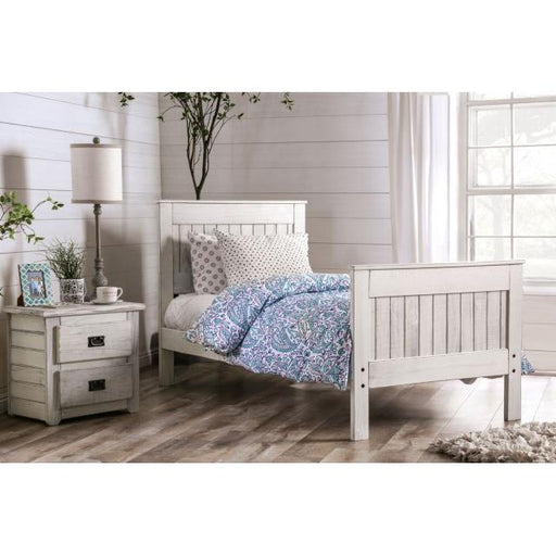 Furniture of America Rockwall Full Panel Bed AM7973WH-F-BED IMAGE 2