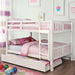 Furniture of America Cameron CM-BK929F-WH-BED-VN Full/Full Bunk Bed, White IMAGE 1