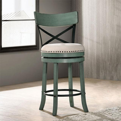 Furniture of America Clarence Counter Height Stool CM-BR1855GR-24-2PK IMAGE 1