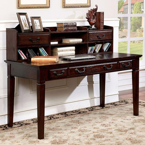 Furniture of America Tami CM-DK6384DL-PK Writing Desk w/ Hutch IMAGE 1