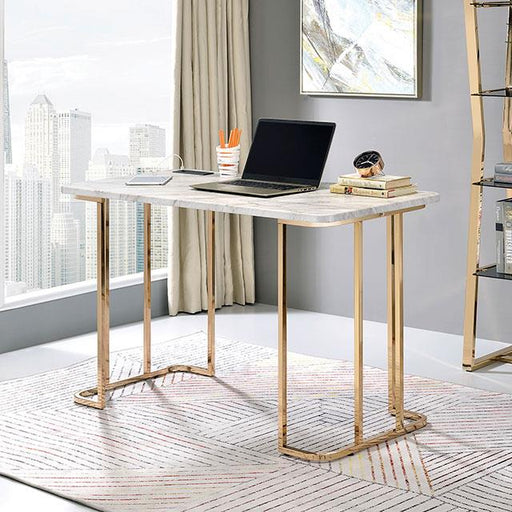 Furniture of America Delphine CM-DK919WH Desk IMAGE 1