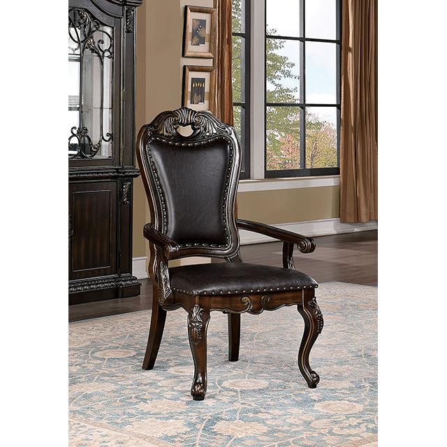 Furniture of America Lombardy Arm Chair CM3146AC-2PK IMAGE 2