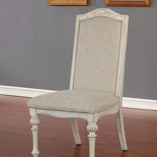 Furniture of America Arcadia Dining Chair CM3150WH-SC-2PK IMAGE 1