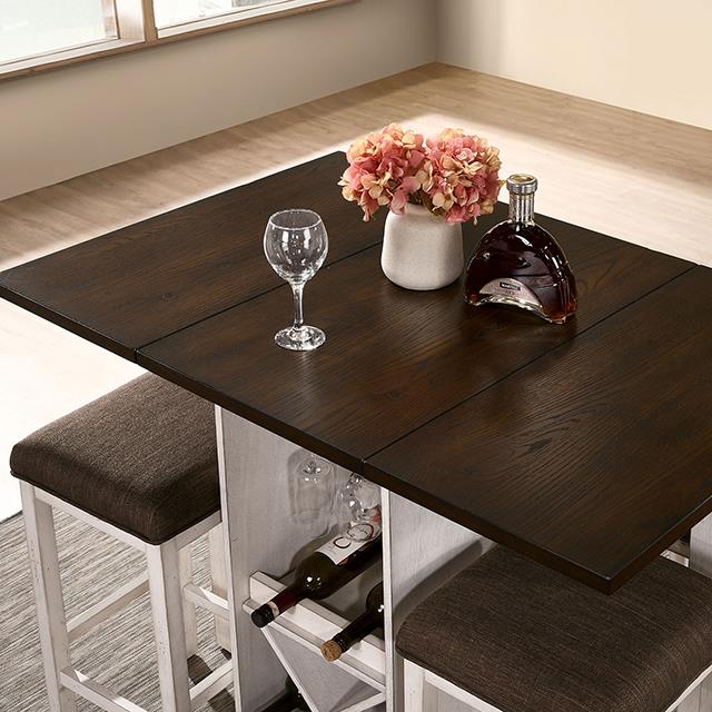 Furniture of America Bingham Counter Height Dining Table CM3168BR-PT IMAGE 4