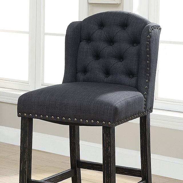 Furniture of America Sania Dining Chair CM3324BK-GY-BCW-2PK IMAGE 1