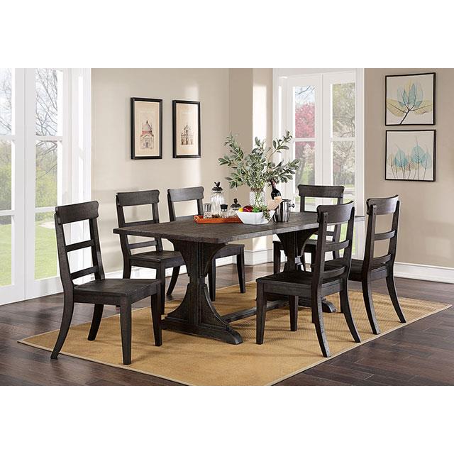 Furniture of America Leonidas Dining Chair CM3389BK-SC-2PK IMAGE 2