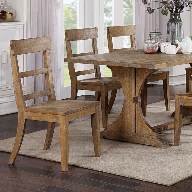 Furniture of America Leonidas Dining Table CM3389NT-T-TABLE IMAGE 1