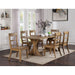 Furniture of America Leonidas Dining Table CM3389NT-T-TABLE IMAGE 2