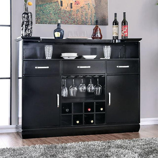 Furniture of America Alena CM3452BK-BT Bar Table IMAGE 1