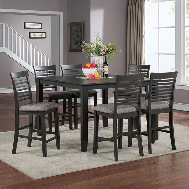 Furniture of America Amalia Counter Height Dining Table CM3479GY-PT IMAGE 1