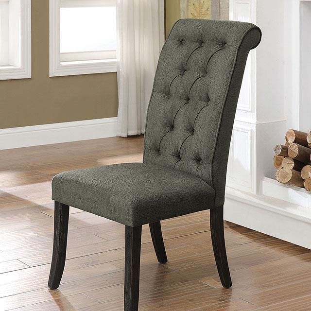 Furniture of America Sania Dining Chair CM3564GY-SC-2PK IMAGE 3