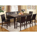 Furniture of America Edgemont Counter Height Dining Table CM3681DK-PT IMAGE 2