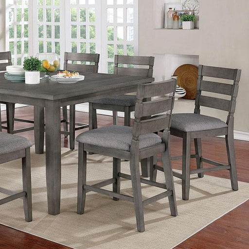 Furniture of America Square Viana Counter Height Dining Table CM3716PT IMAGE 1