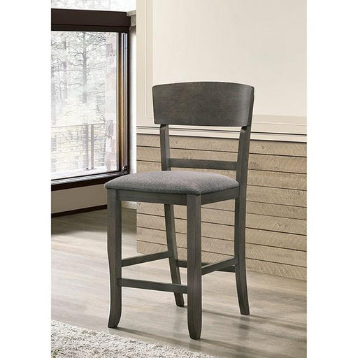 Furniture of America Stacie Counter Height Dining Chair CM3733GY-PC-2PK IMAGE 2