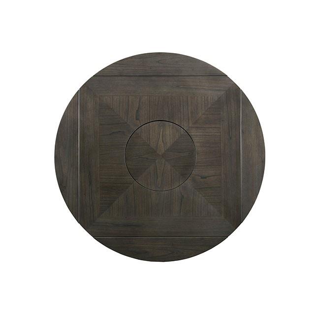 Furniture of America Round Stacie Counter Height Dining Table CM3733GY-RPT-TABLE IMAGE 6