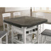 Furniture of America Round Stacie Counter Height Dining Table CM3733WG-RPT-TABLE IMAGE 5