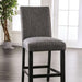 Furniture of America Brule Counter Height Dining Chair CM3736GY-PC-2PK IMAGE 1