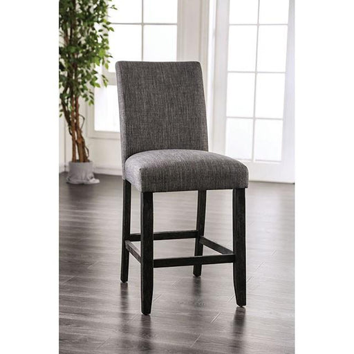 Furniture of America Brule Counter Height Dining Chair CM3736GY-PC-2PK IMAGE 2