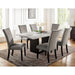 Furniture of America Kian Dining Table with Marble Top CM3744T-TABLE IMAGE 2