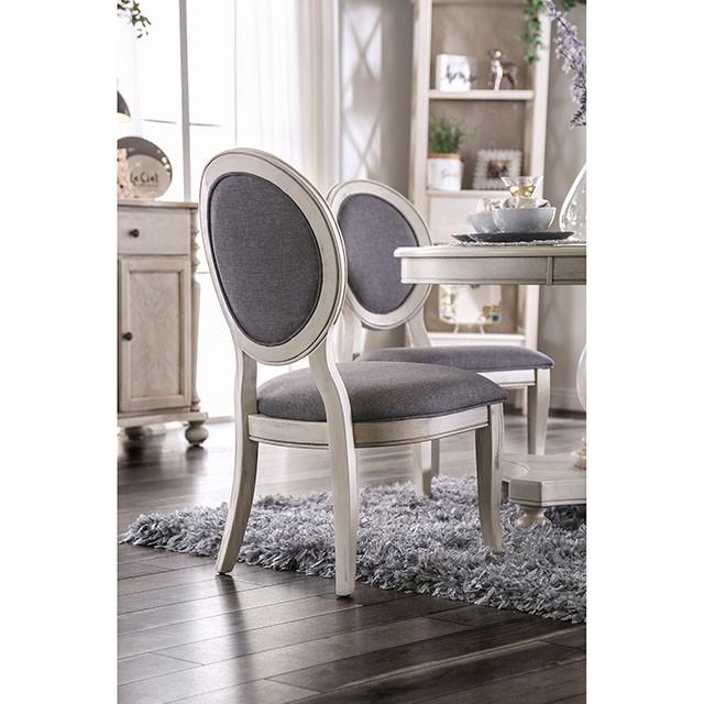 Furniture of America Kathryn Dining Chair CM3872WH-SC-2PK IMAGE 3