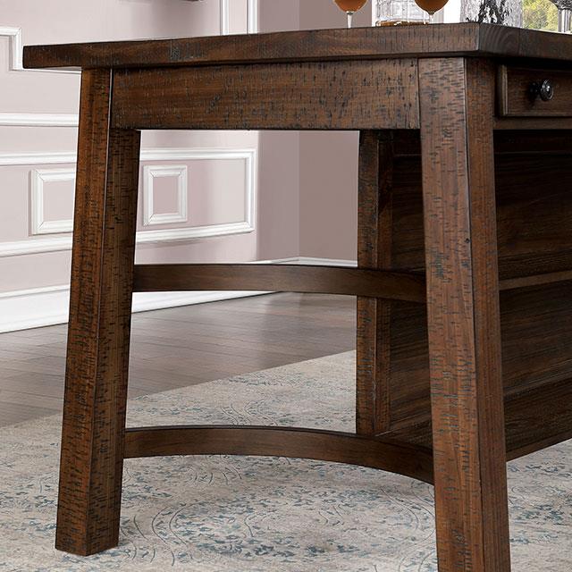 Furniture of America Fredonia Counter Height Dining Table CM3902PT IMAGE 3