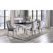 Furniture of America Neuveville Dining Table with Glass Top CM3903BK-T-TABLE IMAGE 2