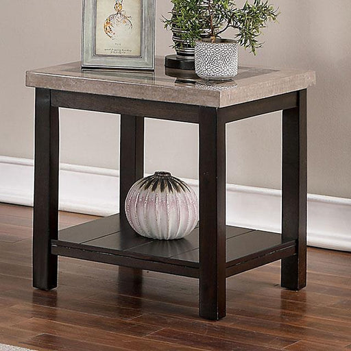 Furniture of America Rosetta End Table CM4187E IMAGE 1