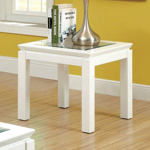 Furniture of America Venta End Table CM4238WH-E IMAGE 2