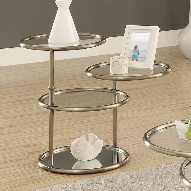 Furniture of America Athlone End Table CM4358E IMAGE 1