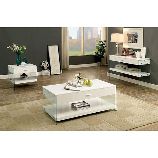 Furniture of America Raya Sofa Table CM4451WH-S IMAGE 1