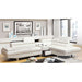 Furniture of America Kemina Leather Sectional CM6833WH-SET IMAGE 2