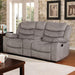 Furniture of America Castleford Reclining Fabric Loveseat with Console CM6940-LV IMAGE 1