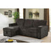 Furniture of America Ines Fabric Sectional CM6964DG-SECT IMAGE 2