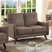 Furniture of America Maxime Stationary Fabric Loveseat CM6971BR-LV IMAGE 1