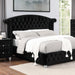 Furniture of America Zohar King Upholstered Platform Bed CM7130BK-EK-BED IMAGE 1