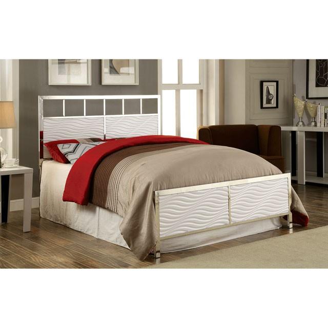 Furniture of America Calvin Queen Panel Bed CM7131WH-Q IMAGE 1