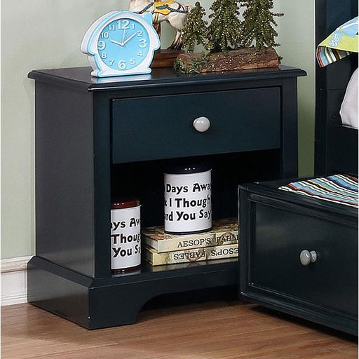 Furniture of America Diane 1-Drawer Kids Nightstand CM7158BL-N-VN IMAGE 1