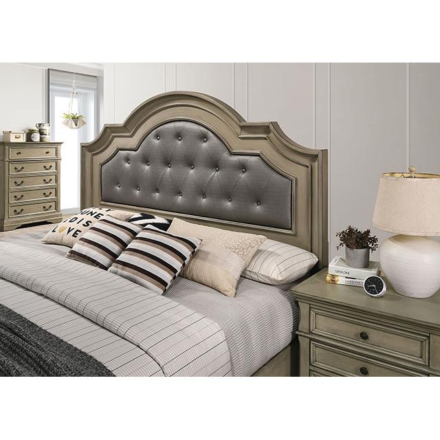 Furniture of America Lasthenia California King Upholstered Panel Bed CM7181CK-BED IMAGE 4