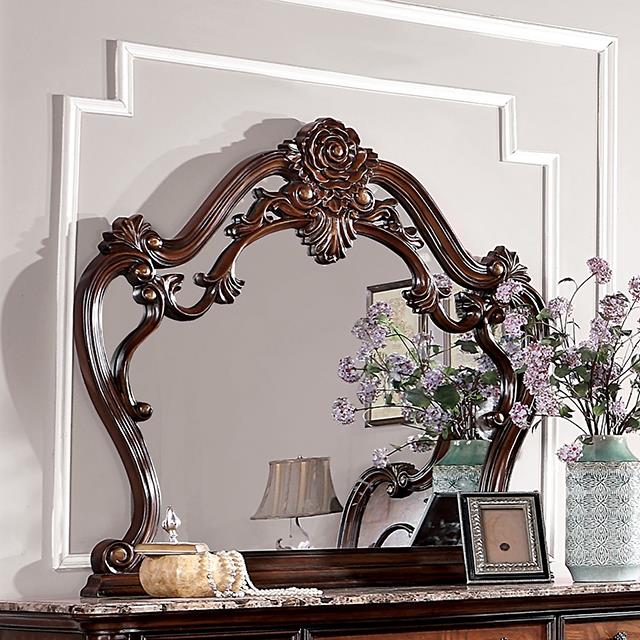 Furniture of America Rosewood Dresser Mirror CM7183M IMAGE 1